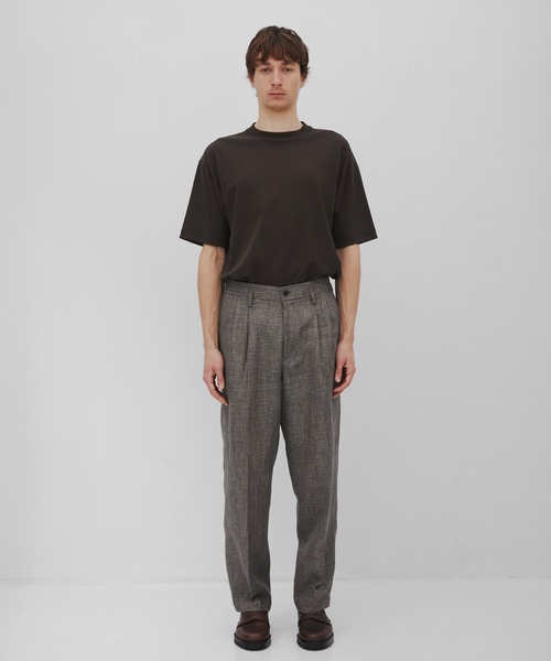 CITY TOKYO(シティトウキョウ)の「【CITY TOKYO/シティートーキョー】Hemp linen トラウザーズ(スラックス・メンズ・ダークグレー/ベージュ・1/3/2)」の14枚目の写真