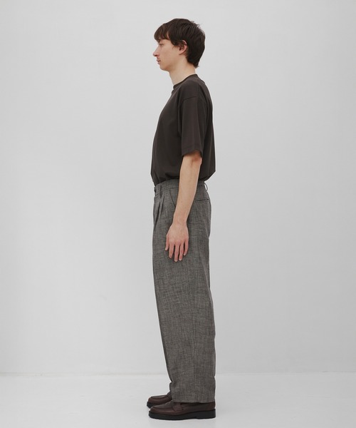 CITY TOKYO(シティトウキョウ)の「【CITY TOKYO/シティートーキョー】Hemp linen トラウザーズ(スラックス・メンズ・ダークグレー/ベージュ・1/3/2)」の15枚目の写真