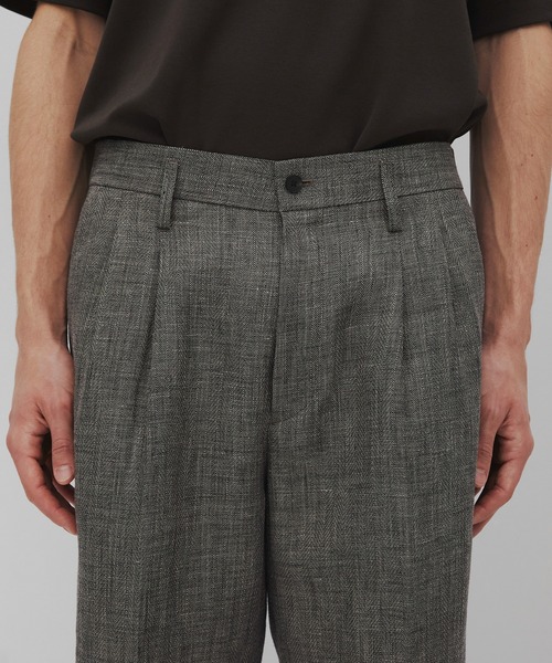 CITY TOKYO(シティトウキョウ)の「【CITY TOKYO/シティートーキョー】Hemp linen トラウザーズ(スラックス・メンズ・ダークグレー/ベージュ・1/3/2)」の17枚目の写真