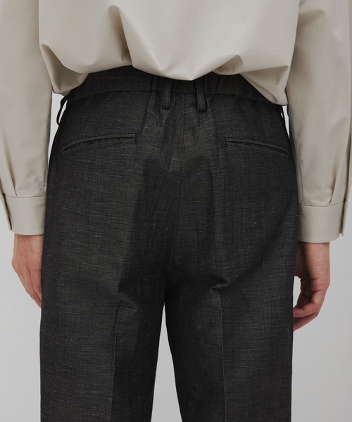 CITY TOKYO(シティトウキョウ)の「【CITY TOKYO/シティートーキョー】Hemp linen トラウザーズ(スラックス・メンズ・ダークグレー/ベージュ・1/3/2)」の11枚目の写真