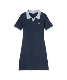 MARY QUANT（マリークワント）の「ワイドリブニット ワンピース（ワンピース）」