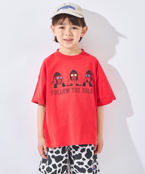 ever closet(エバークローゼット)の「いろいろグラフィック半袖Tシャツ(Tシャツ/カットソー・キッズ・ホワイト系その他/グリーン/ブラウン/レッド/ピンク/ホワイト系その他2/チャコールグレー/ブルー/イエロー/ブラック・90cm/110cm/130cm/120cm/150cm/140cm/100cm)」の10枚目の写真