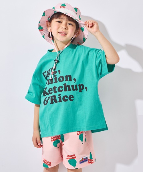 ever closet(エバークローゼット)の「いろいろグラフィック半袖Tシャツ(Tシャツ/カットソー・キッズ・ホワイト系その他/グリーン/ブラウン/レッド/ピンク/ホワイト系その他2/チャコールグレー/ブルー/イエロー/ブラック・90cm/110cm/130cm/120cm/150cm/140cm/100cm)」の6枚目の写真