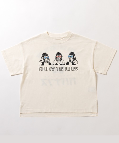 ever closet(エバークローゼット)の「いろいろグラフィック半袖Tシャツ(Tシャツ/カットソー・キッズ・ホワイト系その他/グリーン/ブラウン/レッド/ピンク/ホワイト系その他2/チャコールグレー/ブルー/イエロー/ブラック・90cm/110cm/130cm/120cm/150cm/140cm/100cm)」の22枚目の写真
