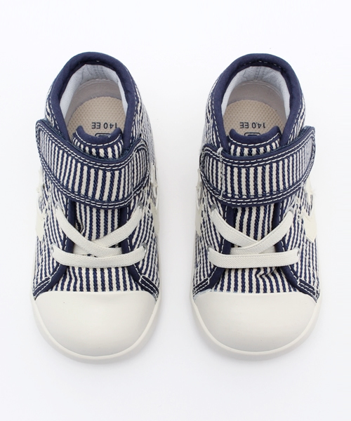 CONVERSE（コンバース）の「CONVERSE:BABY CANVAS CHEVRON（スニーカー・キッズ・グリーン/ネイビー・12/13/14）」の6枚目の写真
