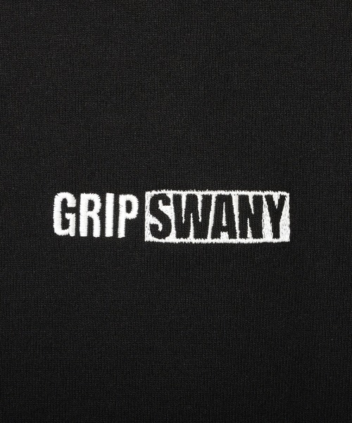 GRIP SWANY（グリップスワニー）の「【GSMCT-201】WIDE BOX LOGO TEE（Tシャツ/カットソー・メンズ・ブラック×ブラック/ホワイト×ブラック・L/XL）」の8枚目の写真