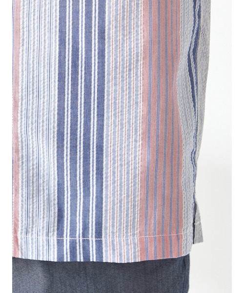 McGREGOR(マックレガー)の「ストライプ切替シャツ(シャツ/ブラウス・メンズ・ブルー系その他/ライトグリーン・M/L/XL)」の9枚目の写真