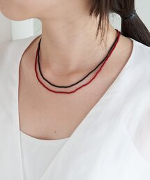 SHENERY | ガラスビーズネックレス2mm(ネックレス)