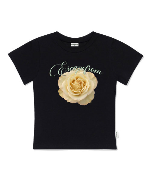 ESCAPEFROM(エスケープフロム)の「レモンリアルローズプリントスリムフィット半袖Tシャツアイボリー(Tシャツ/カットソー・レディース・その他・MEDIUM/LARGE)」の3枚目の写真
