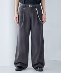 RAGEBLUE(���C�W�u���[)��light TR Drape Wide Buggy Slacks / ���C�gTR���C�h�X���b�N�X(�X���b�N�X)