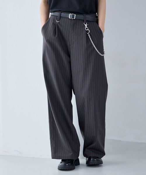 バギースラックス レイヴパンツ 極太 ドレープ light TR Drape Wide Buggy Slacks / ライトTRワイドスラックス