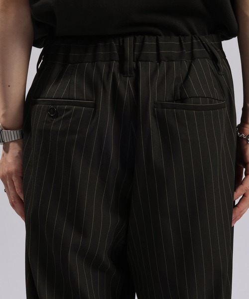 RAGEBLUE(レイジブルー)の「<接触冷感>light TR Drape Wide Buggy Slacks / ライトTRワイドスラックス(スラックス・メンズ・ホワイト/グレー系その他/ブラック/ブラウン/ブラック系その他・SMALL/LARGE/MEDIUM)」の8枚目の写真