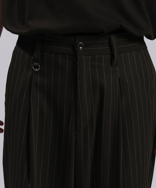 RAGEBLUE(レイジブルー)の「<接触冷感>light TR Drape Wide Buggy Slacks / ライトTRワイドスラックス(スラックス・メンズ・ホワイト/グレー系その他/ブラック/ブラウン/ブラック系その他・SMALL/LARGE/MEDIUM)」の10枚目の写真