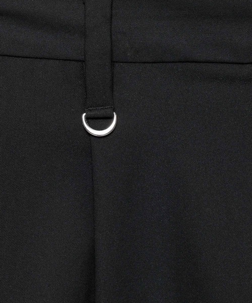 RAGEBLUE（レイジブルー）の「light TR Drape Wide Buggy Slacks / ライトTRワイドスラックス（スラックス・メンズ・ホワイト/グレー系その他/ブラック/ブラウン・SMALL/LARGE/MEDIUM）」の7枚目の写真