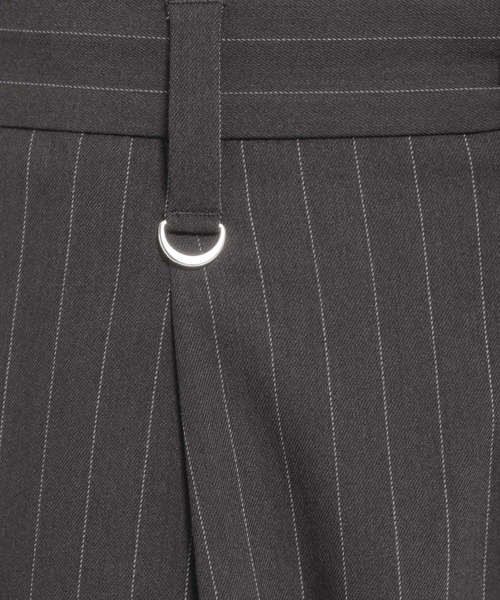 RAGEBLUE（レイジブルー）の「light TR Drape Wide Buggy Slacks / ライトTRワイドスラックス（スラックス・メンズ・ホワイト/グレー系その他/ブラック/ブラウン・SMALL/LARGE/MEDIUM）」の8枚目の写真