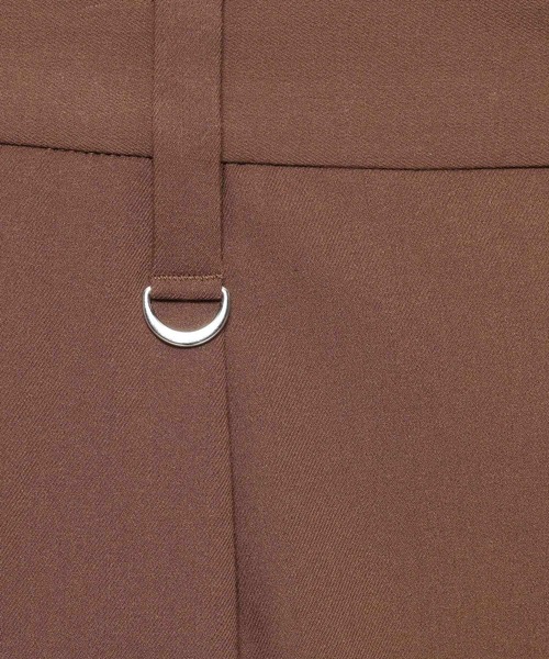 RAGEBLUE（レイジブルー）の「light TR Drape Wide Buggy Slacks / ライトTRワイドスラックス（スラックス・メンズ・ホワイト/グレー系その他/ブラック/ブラウン・SMALL/LARGE/MEDIUM）」の9枚目の写真