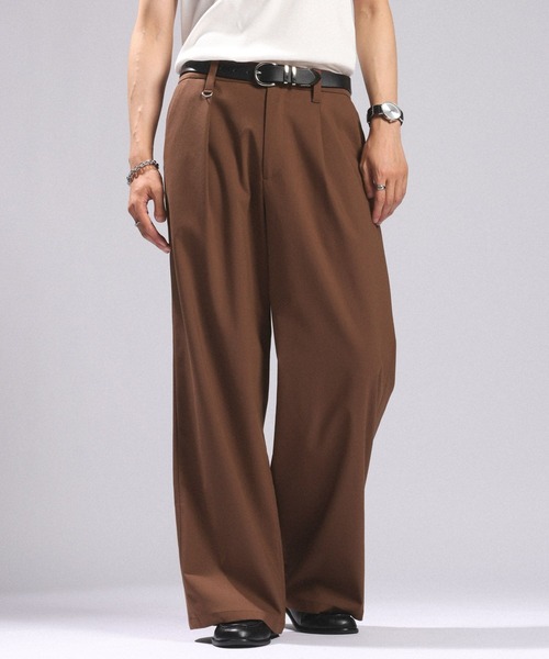 RAGEBLUE(レイジブルー)の「<接触冷感>light TR Drape Wide Buggy Slacks / ライトTRワイドスラックス(スラックス・メンズ・ホワイト/グレー系その他/ブラック/ブラウン/ブラック系その他・SMALL/LARGE/MEDIUM)」の20枚目の写真