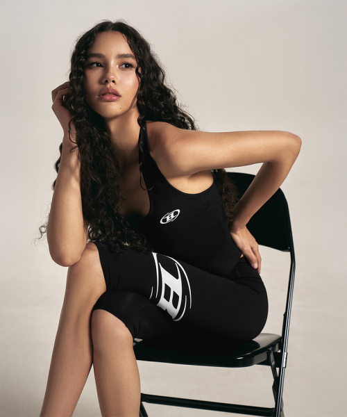 BORN TO WIN（ボーントゥウィン）の「W SYMBOL B HALTER NECK BRA TOP [BLACK]（Tシャツ/カットソー・レディース・その他・1/2）」の3枚目の写真