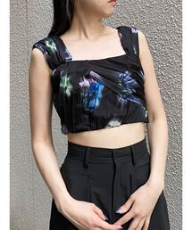 MURUA（ムルーア）の「ブラーフラワーブラウス　夏服（シャツ/ブラウス）」