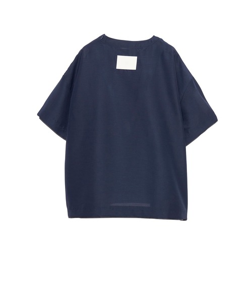 Nora Lily(ノラリリー)の「【Nora Lily】Layer Hem Sheer Tee(シャツ/ブラウス・メンズ・ライトグレー/ネイビー/インディゴブルー・FREE)」の9枚目の写真