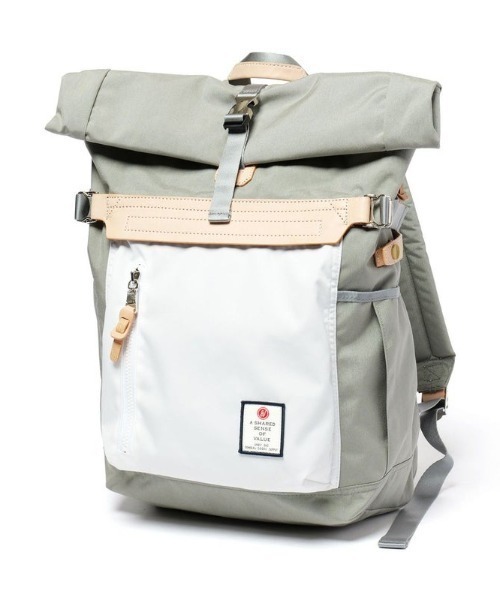 AS2OV(アッソブ)の「【AS2OV/アッソブ】 HIGHDENSITY ROLL BACKPACK / バックパック(バックパック/リュック・メンズ・ネイビー/ブラック/グレー・FREE)」の2枚目の写真