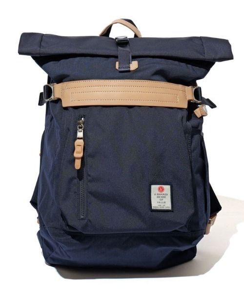 AS2OV(アッソブ)の「【AS2OV/アッソブ】 HIGHDENSITY ROLL BACKPACK / バックパック(バックパック/リュック・メンズ・ネイビー/ブラック/グレー・FREE)」の4枚目の写真