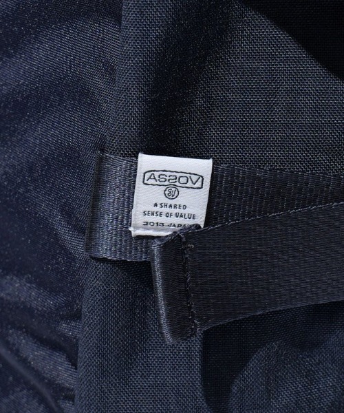 AS2OV(アッソブ)の「【AS2OV/アッソブ】 HIGHDENSITY ROLL BACKPACK / バックパック(バックパック/リュック・メンズ・ネイビー/ブラック/グレー・FREE)」の13枚目の写真