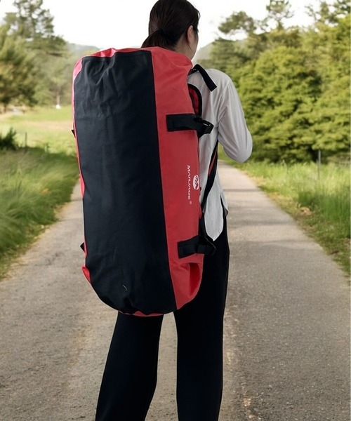 BACKYARD FAMILY(バックヤードファミリー)の「バックパック リュック ボストンバッグ 大容量 3way 90L(ボストンバッグ・レディース・ブルー/オレンジ/レッド・FREE)」の11枚目の写真
