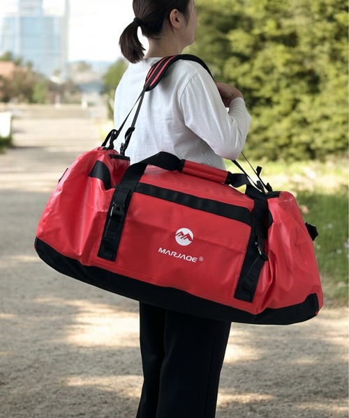 BACKYARD FAMILY(バックヤードファミリー)の「バックパック リュック ボストンバッグ 大容量 3way 90L(ボストンバッグ・レディース・ブルー/オレンジ/レッド・FREE)」の12枚目の写真