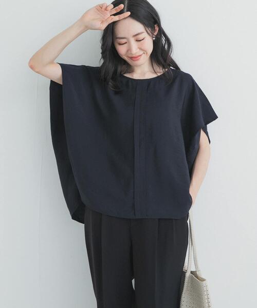 URBAN RESEARCH DOORS(アーバンリサーチドアーズ)の「センタータックコクーンブラウス(シャツ/ブラウス・レディース・パープル系その他/ベージュ系その他/ネイビー・FREE)」の19枚目の写真