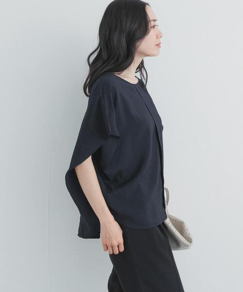 URBAN RESEARCH DOORS(アーバンリサーチドアーズ)の「センタータックコクーンブラウス(シャツ/ブラウス・レディース・パープル系その他/ベージュ系その他/ネイビー・FREE)」の21枚目の写真