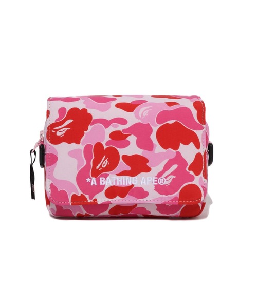 A BATHING APE(アベイシングエイプ)の「ABC CAMO MINI SHOULDER BAG(ショルダーバッグ・メンズ・ピンク/グリーン/ブルー・FREE)」の6枚目の写真