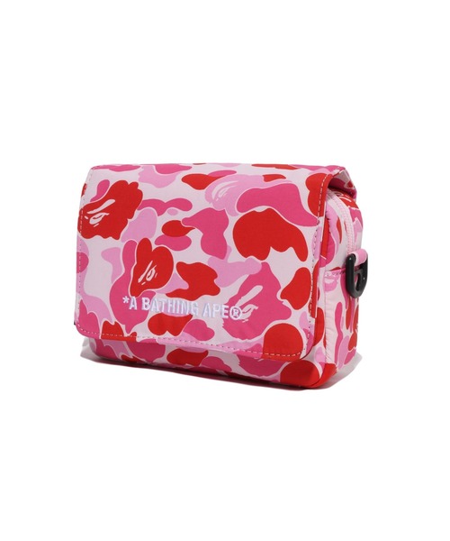 A BATHING APE(アベイシングエイプ)の「ABC CAMO MINI SHOULDER BAG(ショルダーバッグ・メンズ・ピンク/グリーン/ブルー・FREE)」の9枚目の写真
