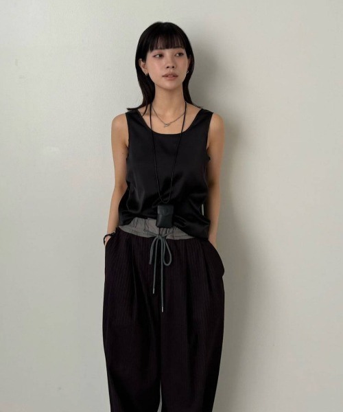 Bicolor Stripe Pants（その他パンツ）｜anuke（アンヌーク）の