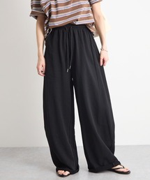 カーブシルエット裏毛スウェットパンツ
