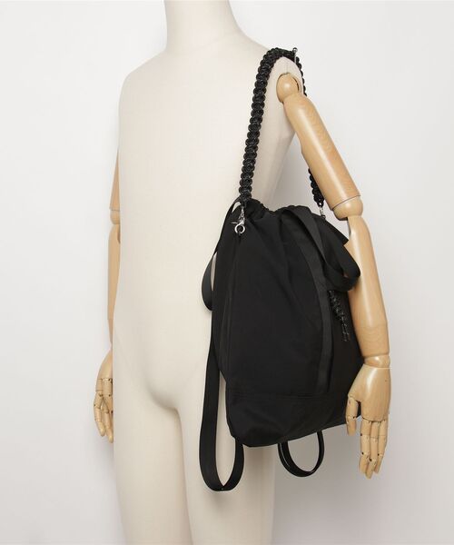 CONTROL FREAK / CTFK(コントロールフリーク)の「(CONTROL FREAK)NYLON 3WAY SQUARE TOTE(トートバッグ・レディース・ブラック・ONE SIZE)」の2枚目の写真