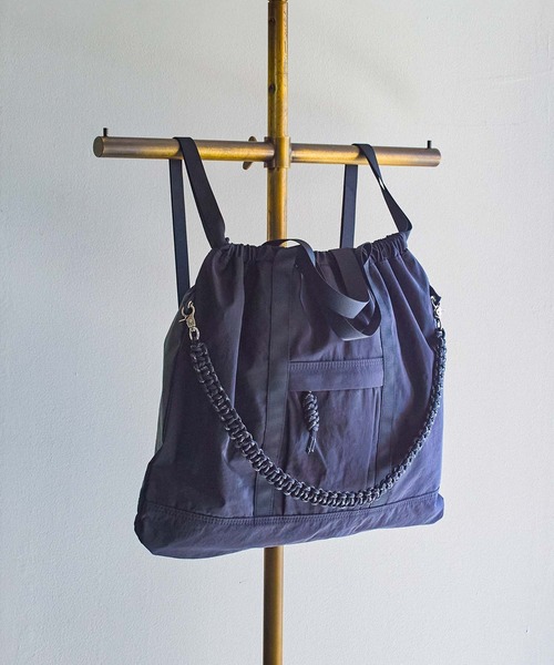 CONTROL FREAK / CTFK(コントロールフリーク)の「(CONTROL FREAK)NYLON 3WAY SQUARE TOTE(トートバッグ・レディース・ブラック・ONE SIZE)」の3枚目の写真