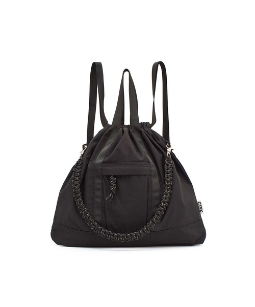CONTROL FREAK / CTFK(コントロールフリーク)の「(CONTROL FREAK)NYLON 3WAY SQUARE TOTE(トートバッグ・レディース・ブラック・ONE SIZE)」の4枚目の写真