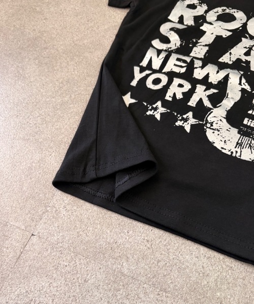 SHEPP（シープ）の「Y2K グラフィックロゴプリントピチTシャツ 半袖T（Tシャツ/カットソー・レディース・ブラック/ピンク/ホワイト/ネイビー・M/S）」の17枚目の写真
