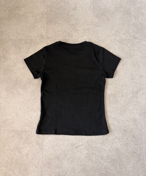 SHEPP（シープ）の「Y2K グラフィックロゴプリントピチTシャツ 半袖T（Tシャツ/カットソー・レディース・ブラック/ピンク/ホワイト/ネイビー・M/S）」の18枚目の写真