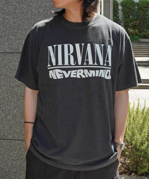 MANASTASH(マナスタッシュ)の「GOOD ROCK SPEED×MANASTASH(グッドロックスピード×マナスタッシュ) 別注 NIRVANA コラボTシャツ《メンズ・ウィメンズ・ユニセックス》(Tシャツ/カットソー・メンズ・ブラック・LARGE/MEDIUM/X-LARGE)」の5枚目の写真