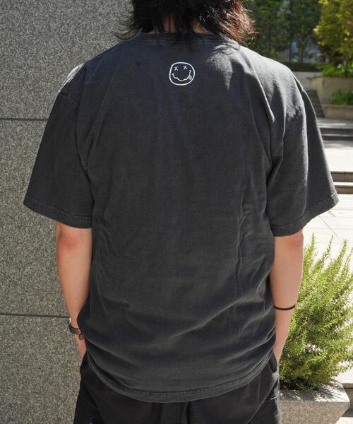 MANASTASH(マナスタッシュ)の「GOOD ROCK SPEED×MANASTASH(グッドロックスピード×マナスタッシュ) 別注 NIRVANA コラボTシャツ《メンズ・ウィメンズ・ユニセックス》(Tシャツ/カットソー・メンズ・ブラック・LARGE/MEDIUM/X-LARGE)」の7枚目の写真