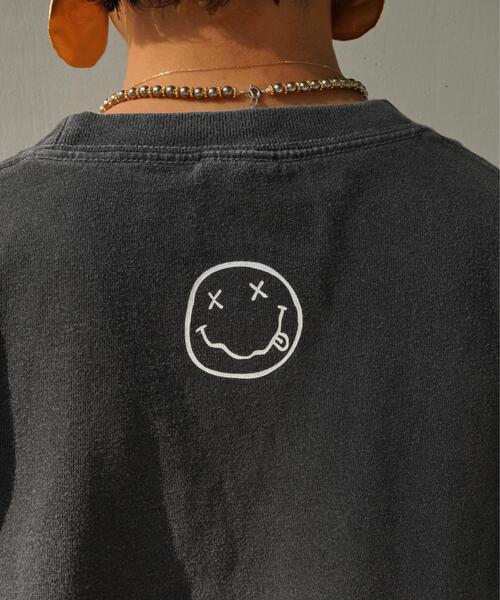 MANASTASH(マナスタッシュ)の「GOOD ROCK SPEED×MANASTASH(グッドロックスピード×マナスタッシュ) 別注 NIRVANA コラボTシャツ《メンズ・ウィメンズ・ユニセックス》(Tシャツ/カットソー・メンズ・ブラック・LARGE/MEDIUM/X-LARGE)」の12枚目の写真