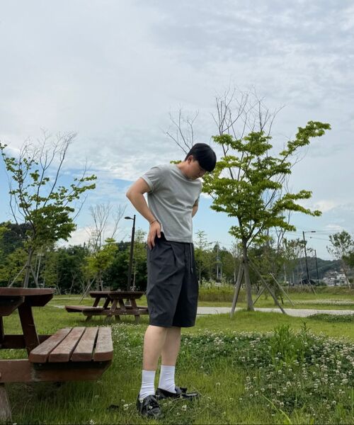 DIMITRI BLACK（ディミトリブラック）の「モドゥのバンディングカーブドスラックス_ハーフ 3カラー（その他パンツ・レディース・チャコール/ブラック/チャコールグレー・MEDIUM/LARGE/X-LARGE）」の21枚目の写真
