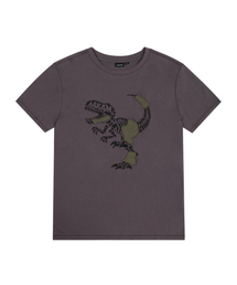 Dino Patch Half Top (Dusty Purple)