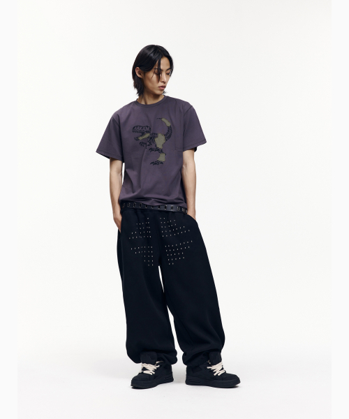 AAKAM（アーカム）の「Dino Patch Half Top (Dusty Purple)（Tシャツ/カットソー・レディース・その他・2/1/3）」の10枚目の写真