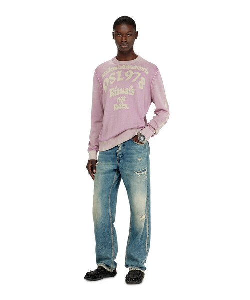 DIESEL(ディーゼル)の「メンズ プルオーバーニット K-LAUTI(ニット/セーター・メンズ・パープル系その他・MEDIUM/X-LARGE/LARGE/SMALL/X-SMALL)」の3枚目の写真