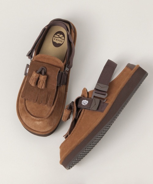 RAGEBLUE(レイジブルー)の「【SHAKA/シャカ】MOC MULE TS/タッセルスウェードミュールサンダル(サンダル・メンズ・ダークブラウン/ブラック・MEDIUM/LARGE)」の19枚目の写真