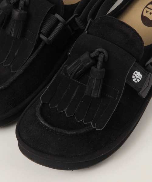 RAGEBLUE(レイジブルー)の「【SHAKA/シャカ】MOC MULE TS/タッセルスウェードミュールサンダル(サンダル・メンズ・ダークブラウン/ブラック・MEDIUM/LARGE)」の8枚目の写真