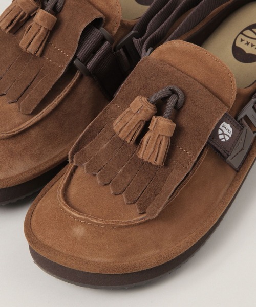RAGEBLUE(レイジブルー)の「【SHAKA/シャカ】MOC MULE TS/タッセルスウェードミュールサンダル(サンダル・メンズ・ダークブラウン/ブラック・MEDIUM/LARGE)」の13枚目の写真